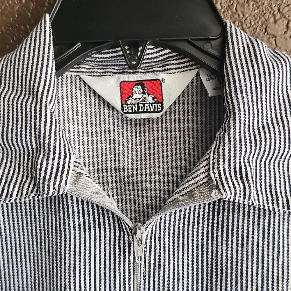 Classic Black and White Striped Men's Shirt - Picture 2 of 6